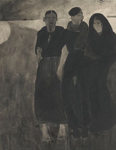 Vissers en vrouwen, Léon Spilliaert