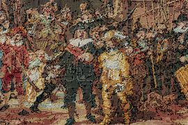 The Night Watch Reverse by Marijke de Leeuw - Gabriëlse