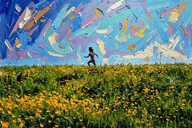 A Reminder of a Carefree, Carefree Childhood – Digital Artwork by Dirk van der Ven