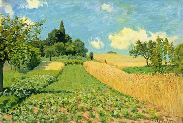 Alfred Sisley,The Cornfield