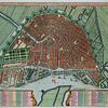 Amsterdam Oude kaart Plattegrond van Amsterdam  1725 van Schilderijen Nu
