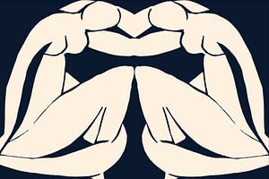 Expressionistischer Akt inspiriert von Matisse VI