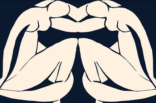 Nu expressionniste inspiré de Matisse VI
