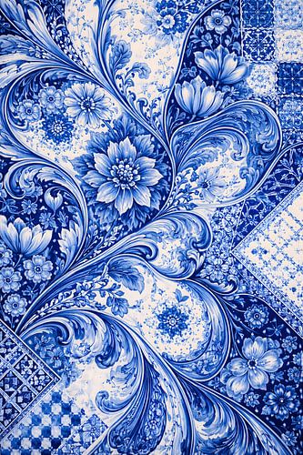 Cobalt Cathedral of Flowers, Delft Baroque in Motion
