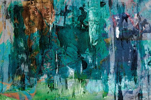 Droomkleuren VII - Abstract Natuur Expressionist