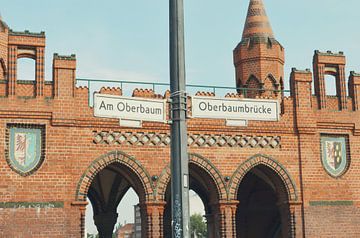Oberbaum Bridge, City of Berlin Germany by Carolina Reina