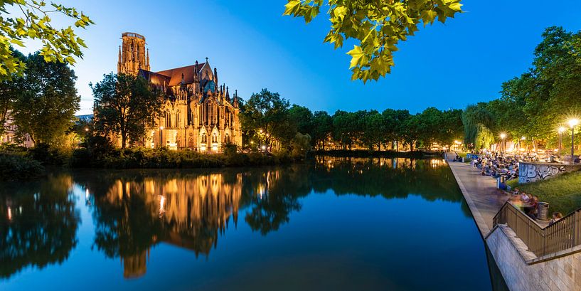 St. John's Church at the Feuersee in Stuttgart-West by Werner Dieterich