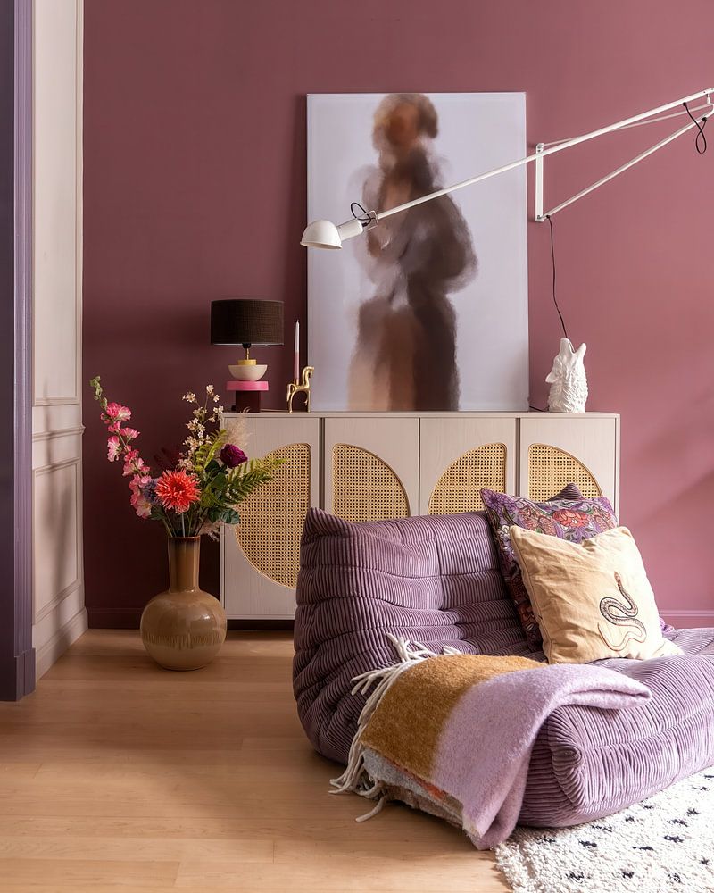 abstraktes Porträt  von Carla Van Iersel 