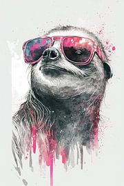 Cool sloth by Poster Art Shop