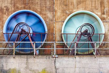 Cooling fans, Landscape park Duisburg-Nord by Evert Jan Luchies