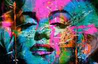 Mariyln Monroe Collage Pop Art PUR van Felix von Altersheim thumbnail
