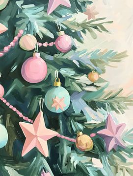 Pastel Kerst I van Gypsy Galleria