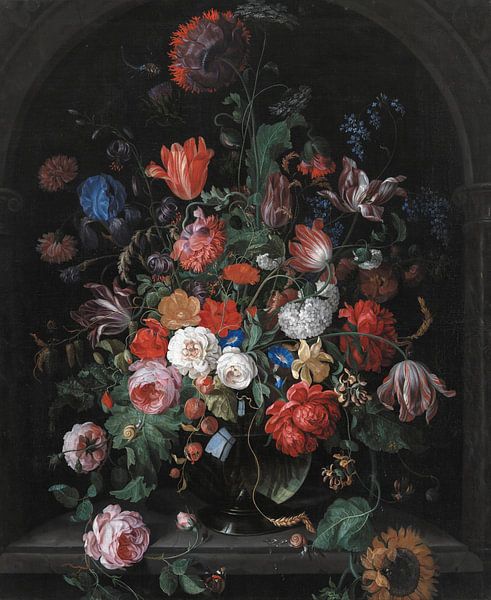 Flower Piece, Hendrik Schoock by Masterful Masters