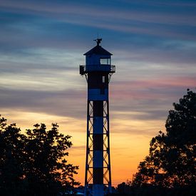 Guardians of the Old Land: The Somfletherwisch beacon in the evening glow by Christian Möller Jork