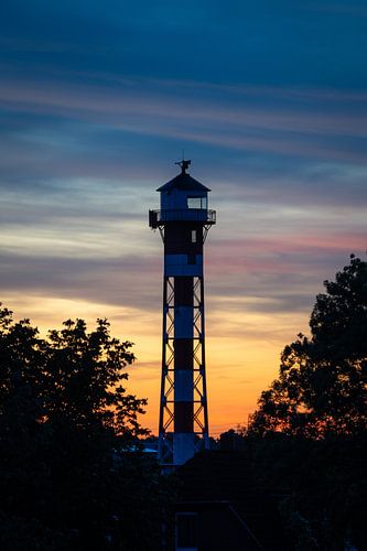 Bewakers van het oude land: De vuurtoren Somfletherwisch in de avondrood