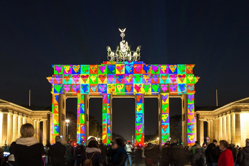 Brandenburger Tor Berlin in besonderem Licht von Frank Herrmann