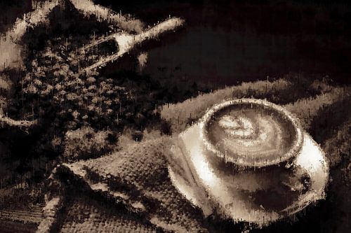 Koffiesfeer in de stijl 'Barista'