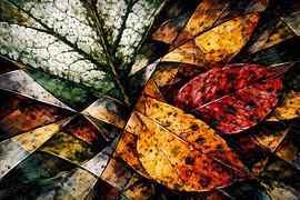 Abstract autumn composition