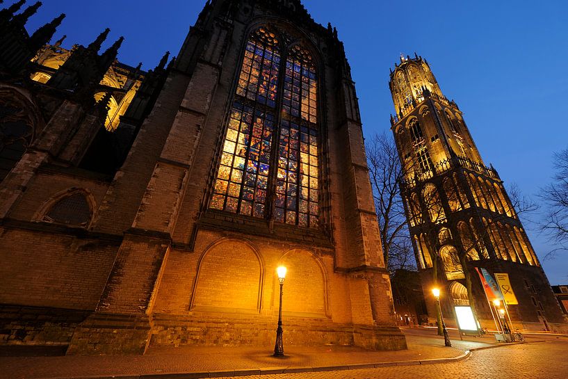 Domkerk en Domtoren in Utrecht (2) van Donker Utrecht