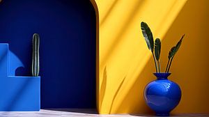 Le bleu Majorelle rencontre le soleil