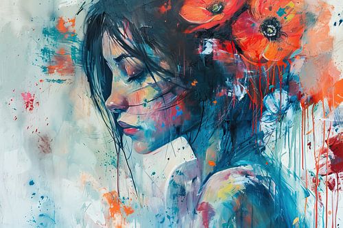 Portret Schilderij Vrouw | Verwevenheid