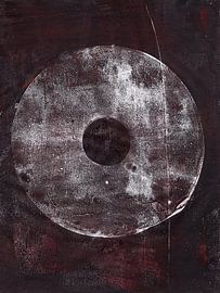 Calmness. Modern abstract geometric minimalist art. by Dina Dankers