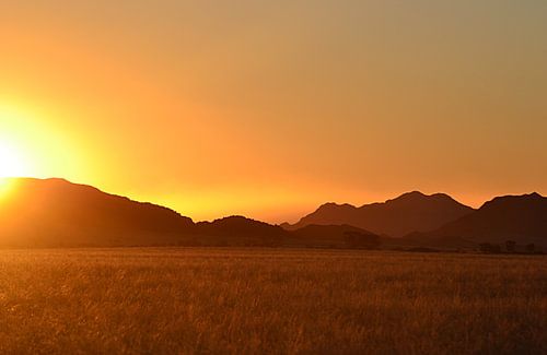 Le soleil dans la Sossusvlei