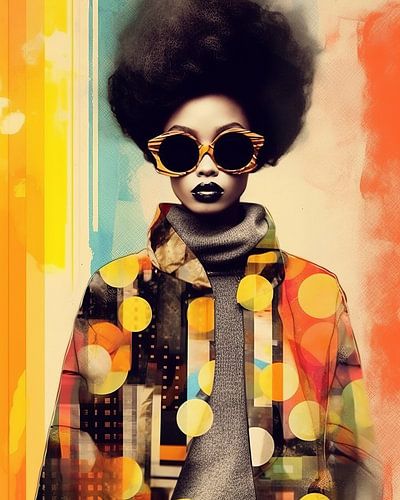 Portret "Fashion collage"