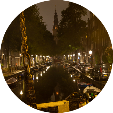 Amsterdam - Uitzicht vanaf de Staalmeesterbrug naar de Zuiderkerk van t.ART