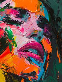 Portrait abstrait moderne sur SPEQ ART