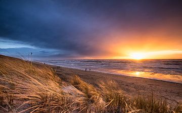 Stormy Sunset by Martijn Kort