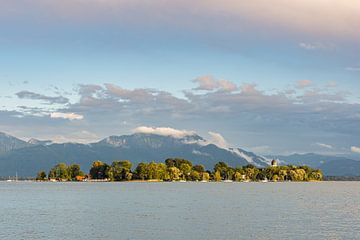 Fraueninsel Chiemsee in the evening light