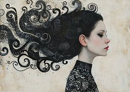 Frauenprofil | Mistral von Kunst Laune