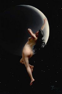 Luis Ricardo Falero - Die Nacht (1883)