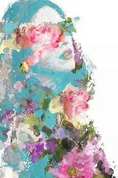 Flower Girl Digitale Kunst van Senta Bemelman