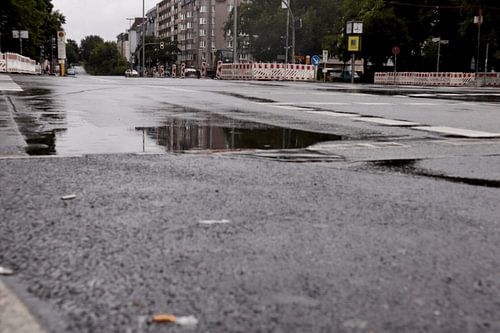 Regenachtige dag in Berlijn