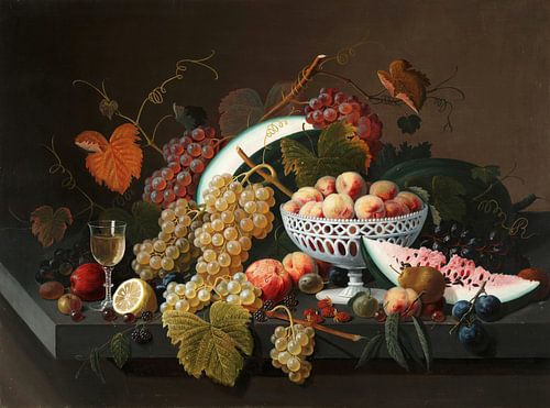 Still Life with Fruit, Severin Roesen