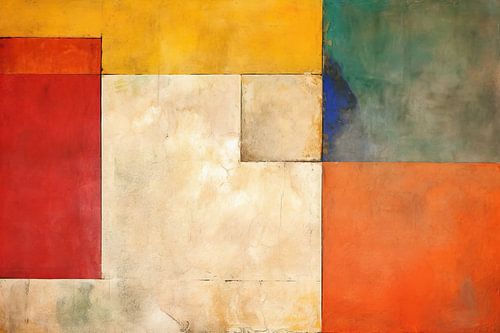 Schilderij Modern | Abstracte Vlakken | Schilderij Modern