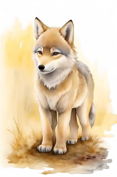 Junger Wolf II von DeVerviersBelgium