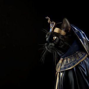 Ägyptisches Katzenporträt