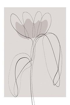 Oneline Tulip by Treechild