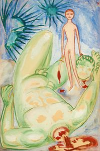 Nils Dardel - David und Goliath (1916)