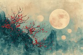 Landscape with blossom in Japan by Studio Allee