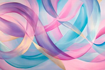 Colour gradient in soft tones by Poster Art Shop
