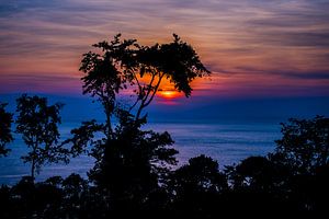 Coucher de soleil sous les tropiques