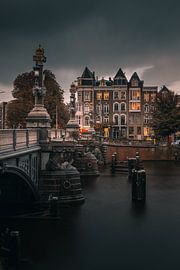 Blue Bridge on the Amstel by Ernesto Schats