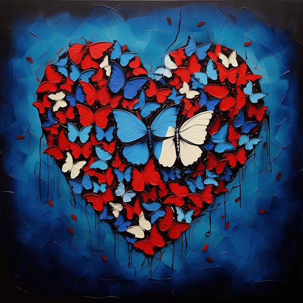 Die Umarmung der Liebe: Herzliche Kunst von Art Lovers