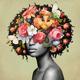 Afro Blossom by J.O. Han