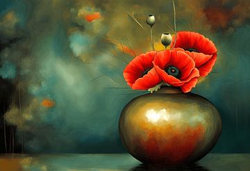 Red Poppies by ellenilli .