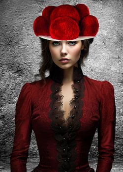 Schwarzwald Mädel Valentina – Ein Hauch Heimatliebe auf Leinwand